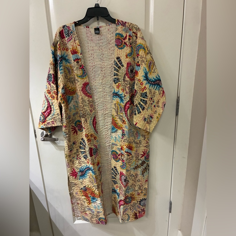 Raj Multicolor Floral Kimono  NWOT - Shipped with no tags from Boutique.
